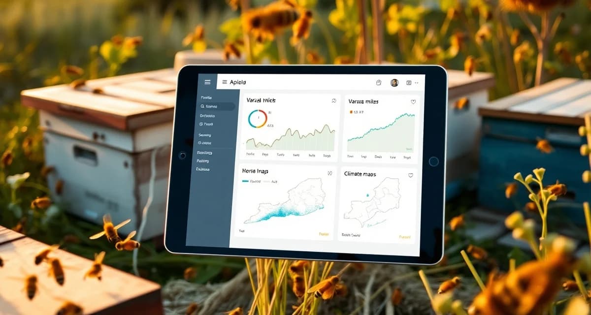 VarroaVault beekeeping software tracking varroa mites across New York regional hives with climate-based treatment timing
