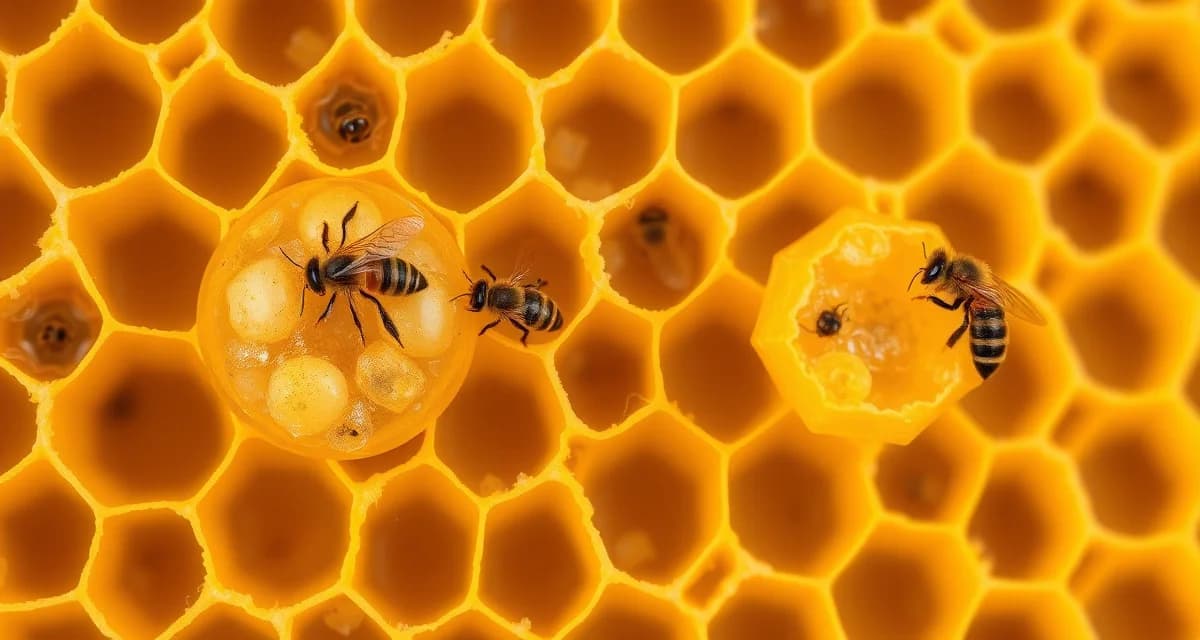 Comparison of small cell and standard cell honeycomb with varroa mites, research-backed analysis of cell size and mite loads.