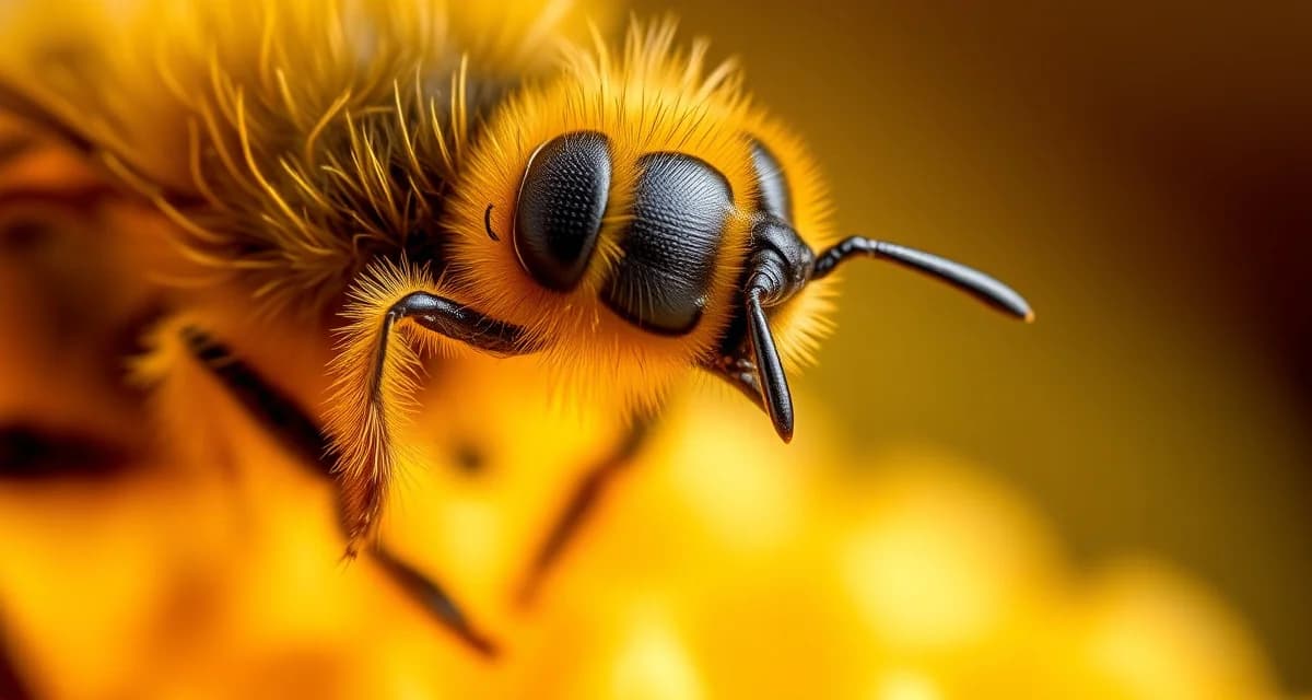 Macro photograph of a varroa mite parasitizing a honeybee, illustrating pre-winter treatment urgency for beekeepers.